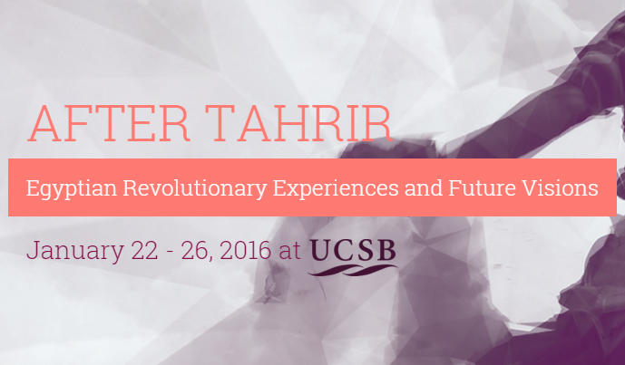 flyer for After Tahrir: Egyptian Revolutionary Experiences and Future Visions