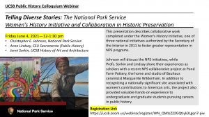 NPS Public History session on June 4, Page 1