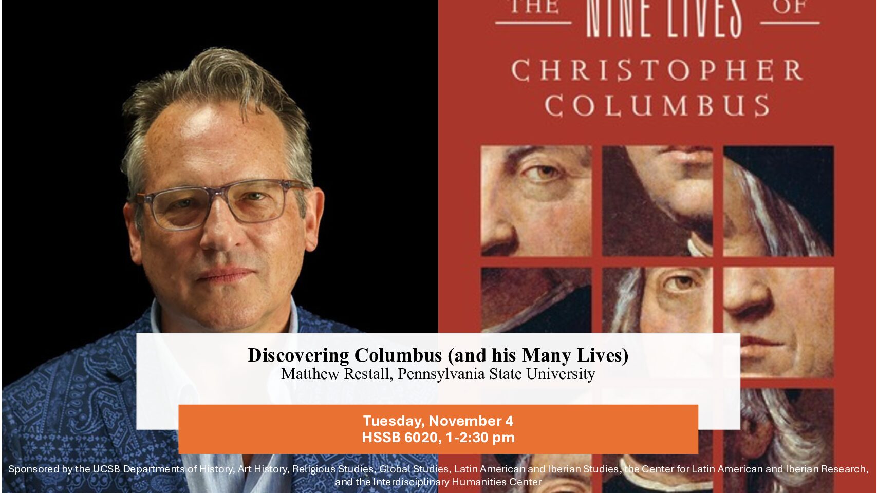 History of Science Colloquium: Matthew Restall, Discovering Columbus (and his Many Lives)