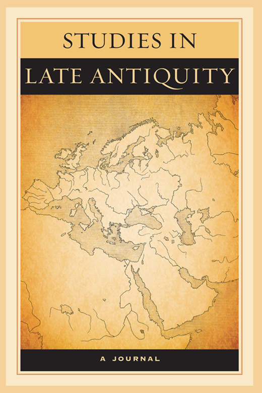 Studies in Late Antiquity, A Journal book cover