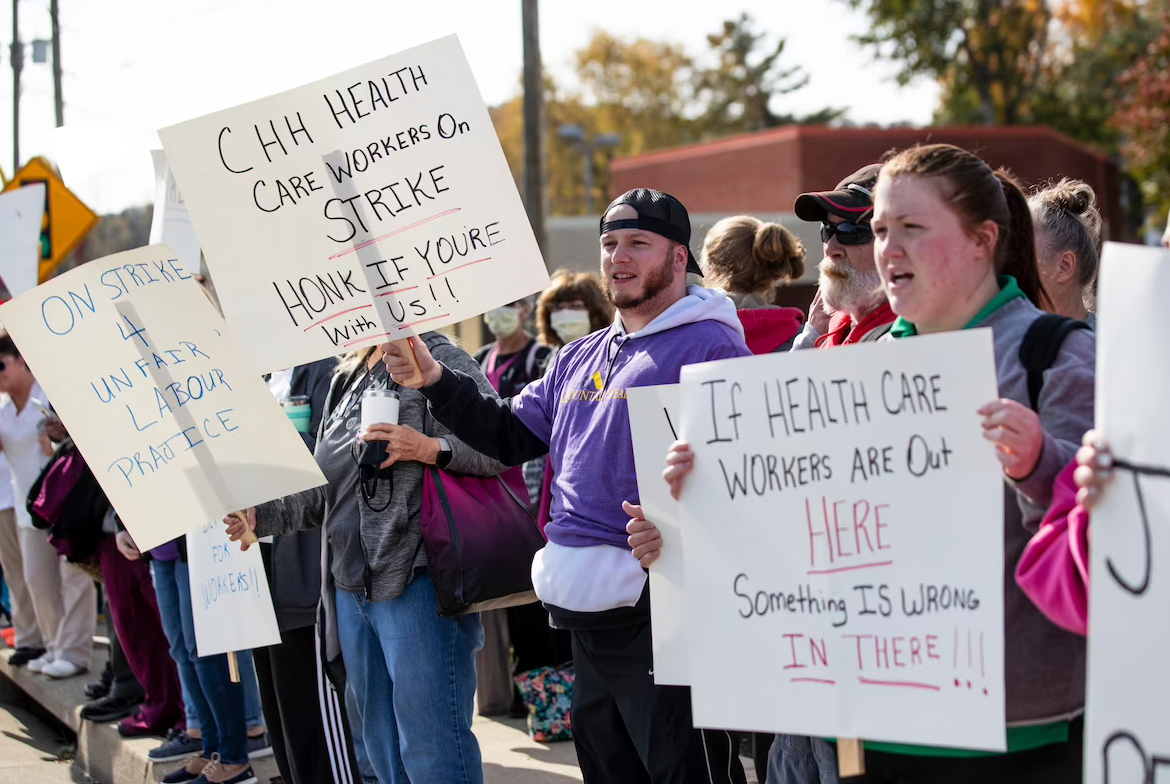 CHH Health Care Workers on Strike