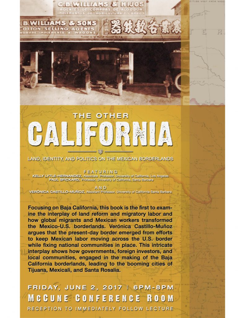 Book Launch: The Other California: Land, Identity, and Politics on the 